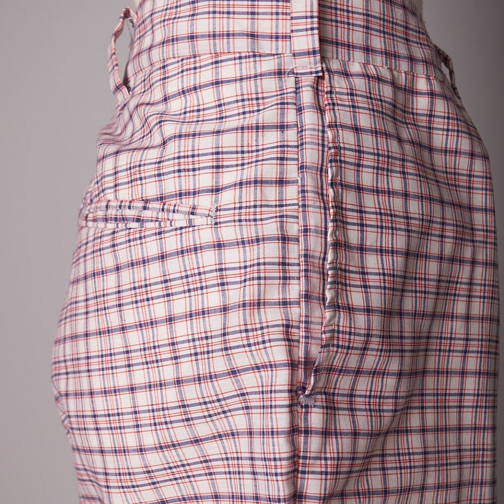 1960s Plaid Golf Shorts